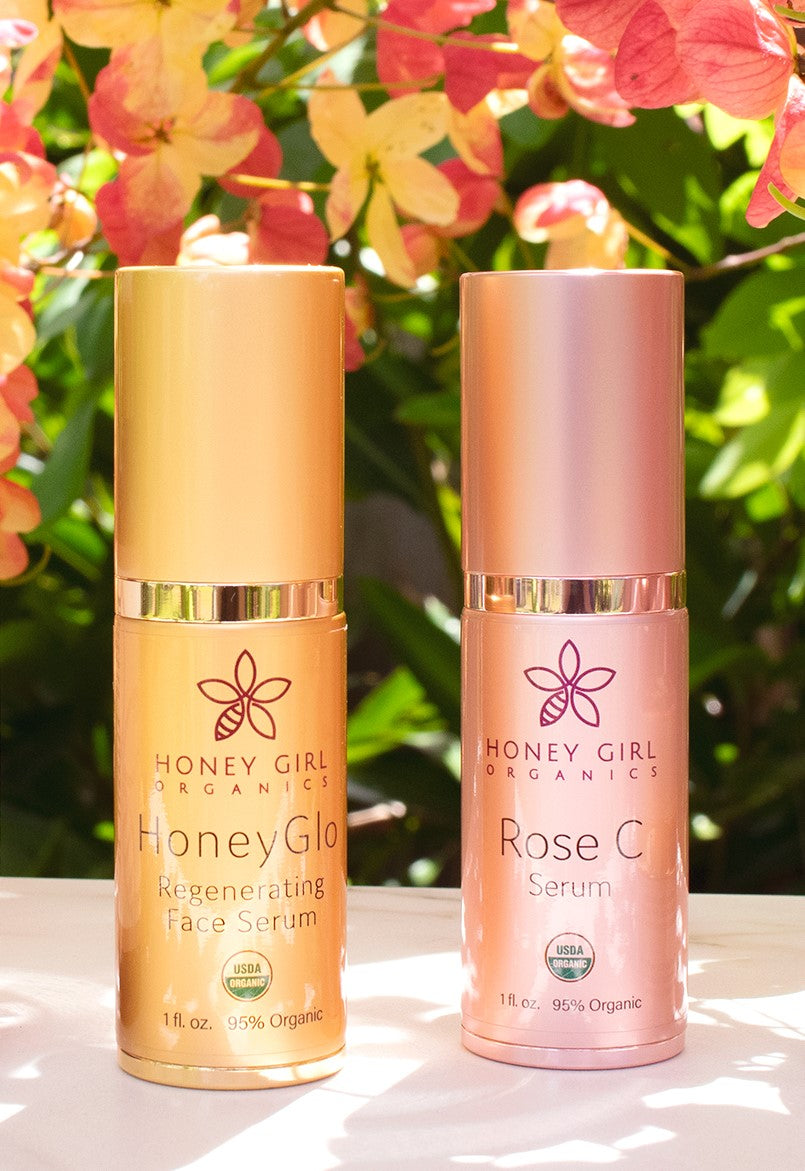 Rose C Serum vs Honey Glo Regenerating Serum