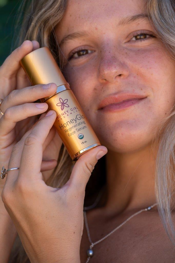 HoneyGlo Regenerating Face Serum - Organic
