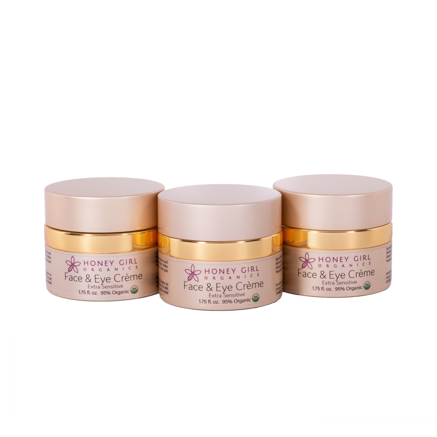 3-Pack Face & Eye Crème Extra Sensitive - Organic