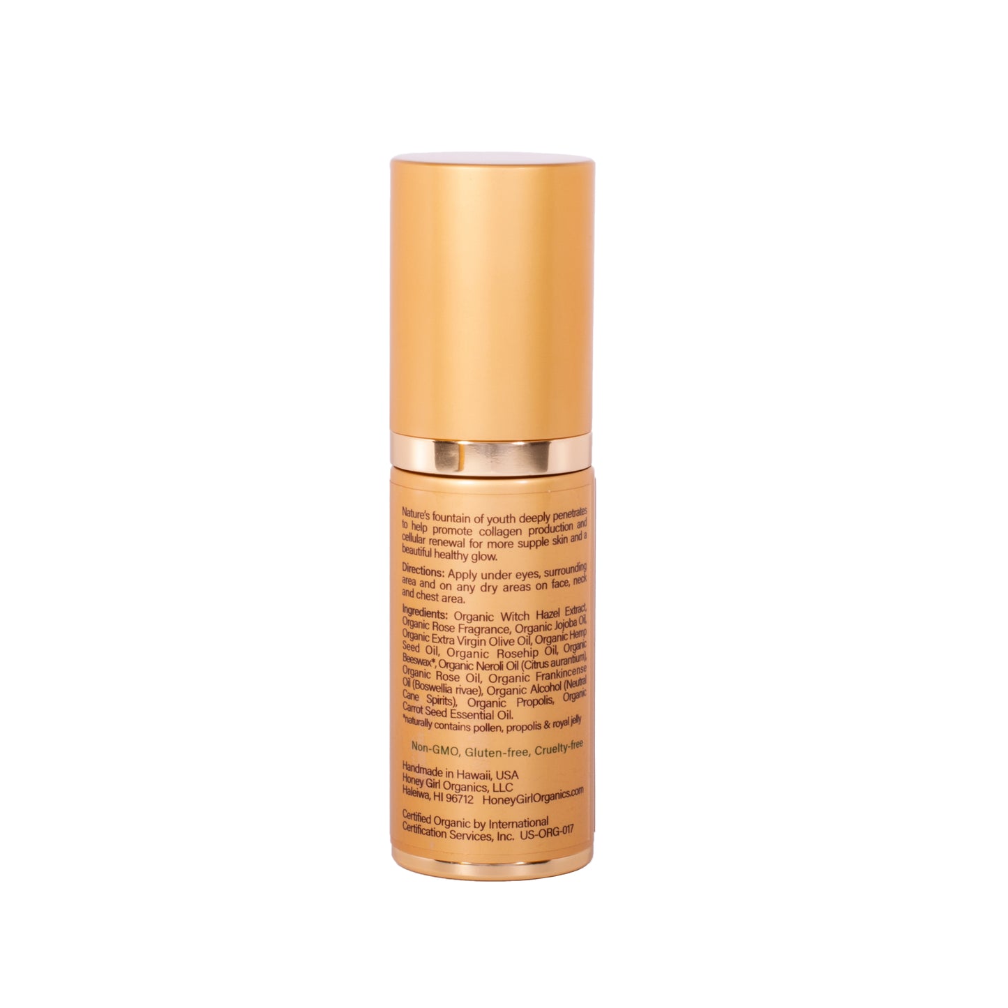 HoneyGlo Regenerating Face Serum - Organic