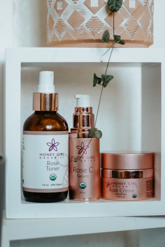 Honey Girl Organics' Rose Line