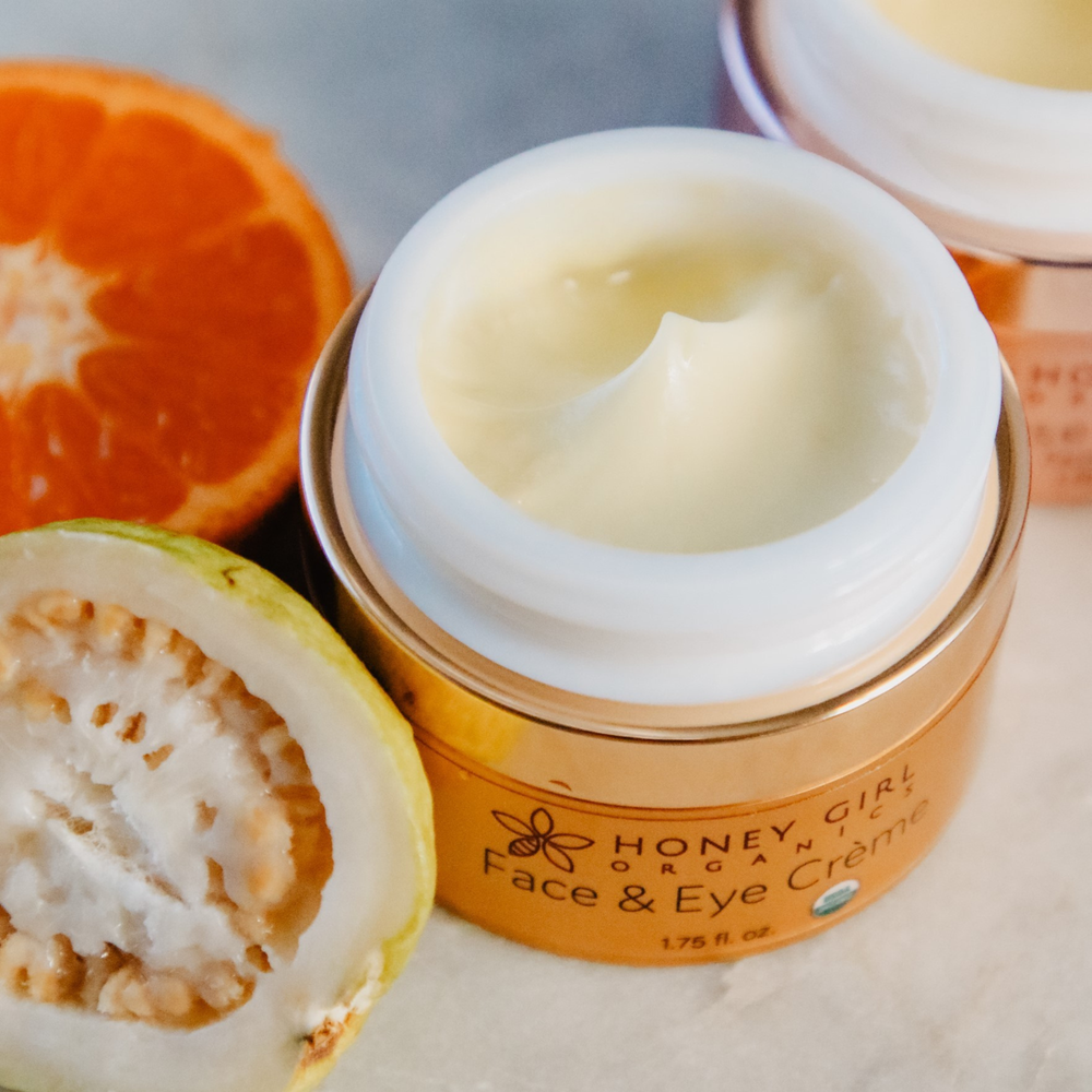 Showing off texture of Face & Eye Creme