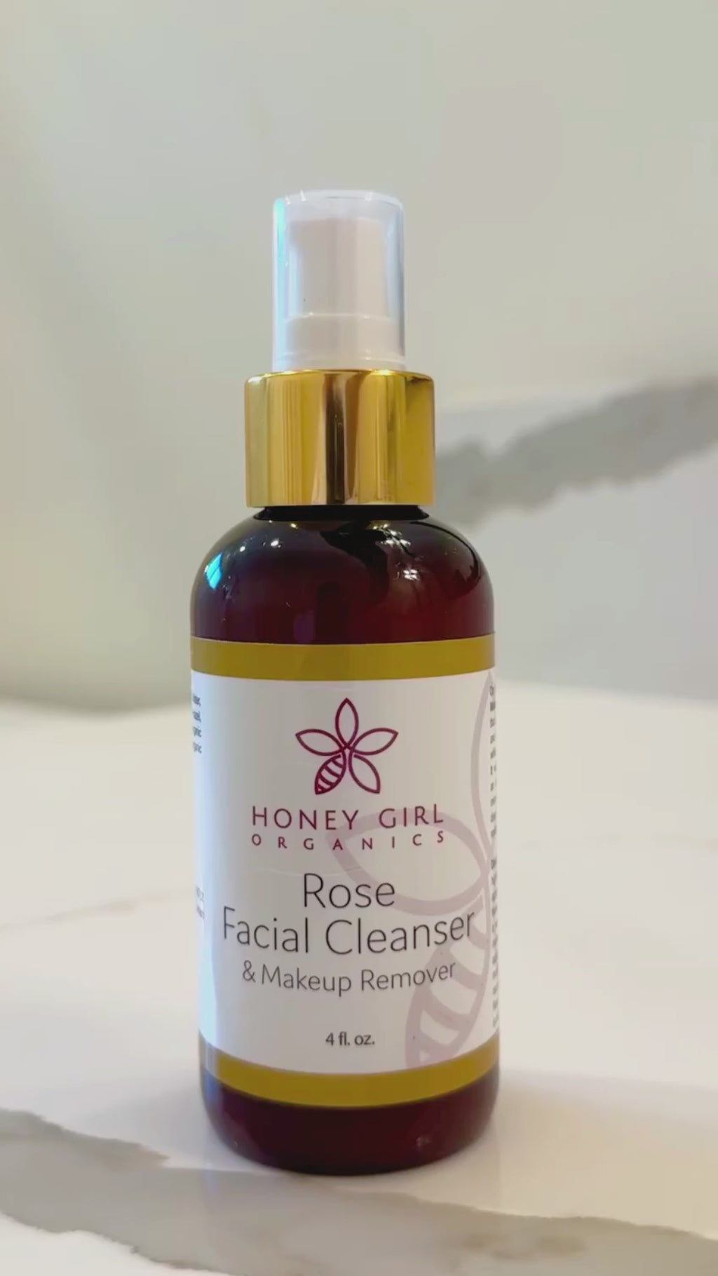 Rose Facial Cleanser & Makeup Remover
