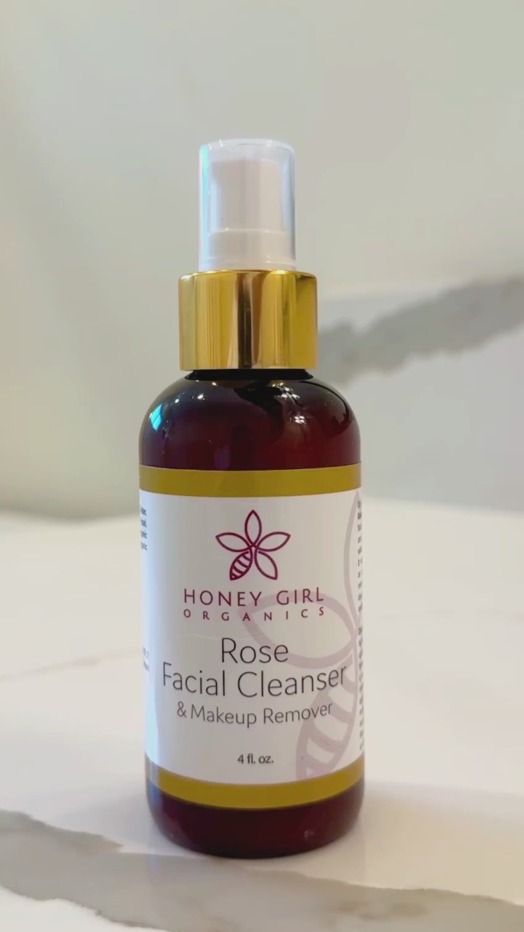 Rose Facial Cleanser & Makeup Remover