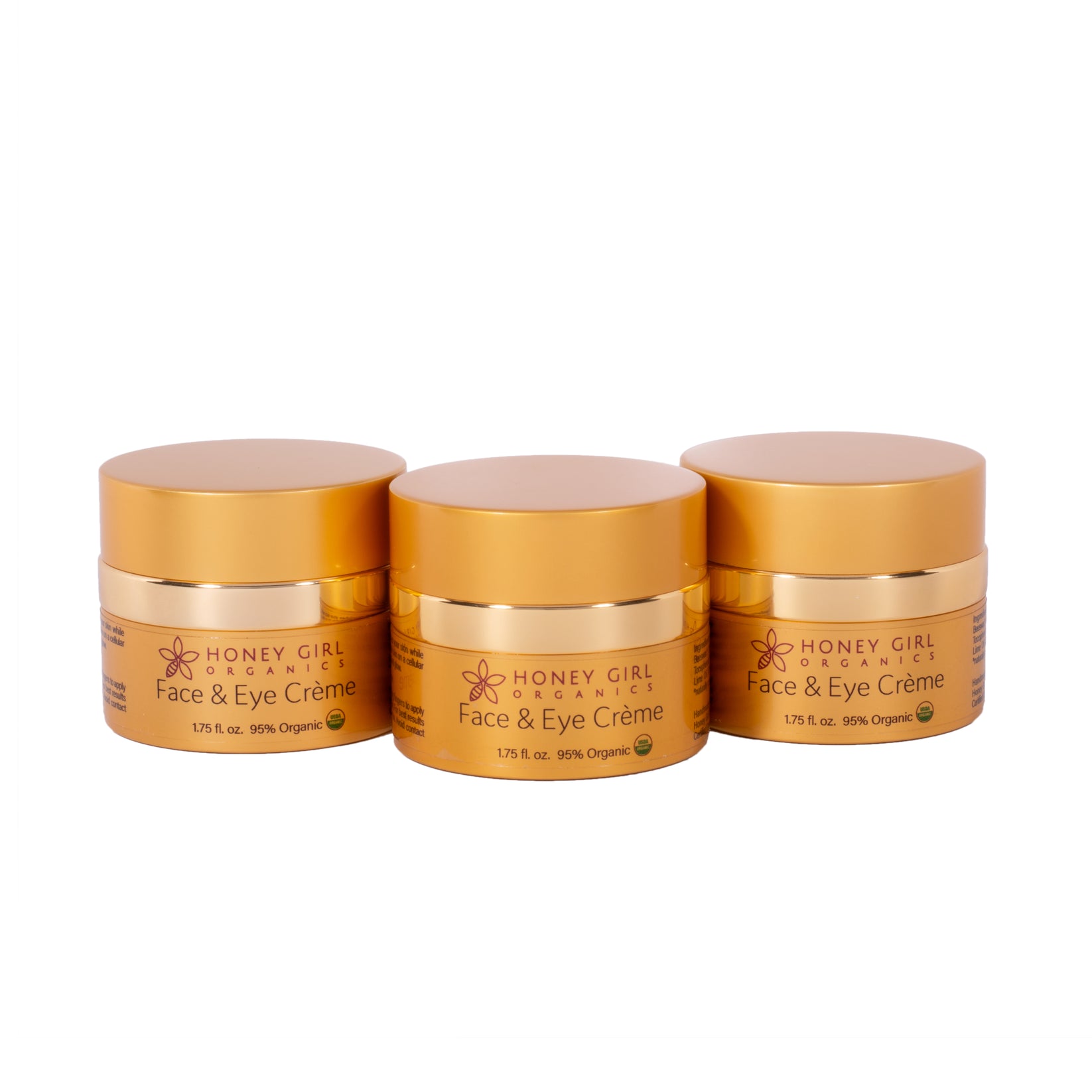 3-Pack Face & Eye Crème - Organic – HoneyGirlOrganics