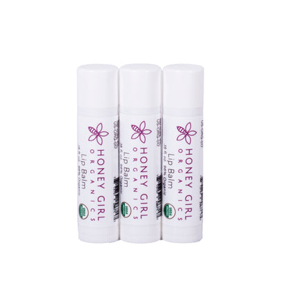 3-Pack Lip Balm Stick - Organic