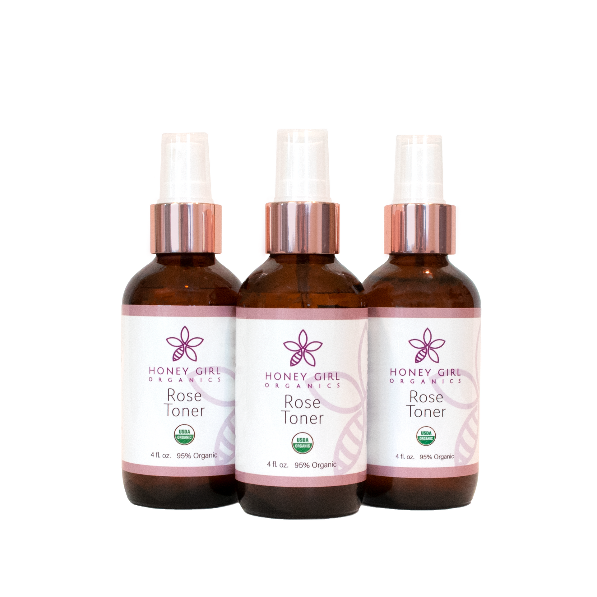3-Pack Rose Toner - Organic